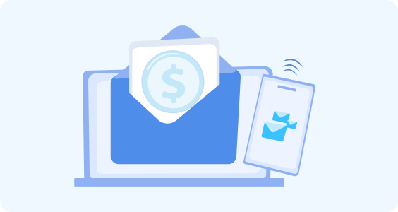 メール通知のイメージ